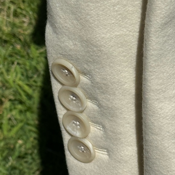 Make an Offer-Cream Banana Republic coat - Picture 2 of 4